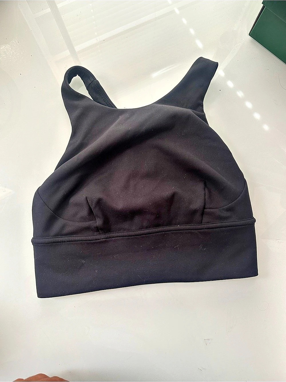 lululemon Wunder Train Long-Line Bra Black Sports Bra